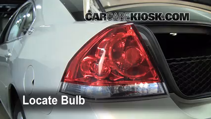 2008 Chevrolet Impala LT 3.5L V6 FlexFuel Lights Reverse Light (replace bulb)